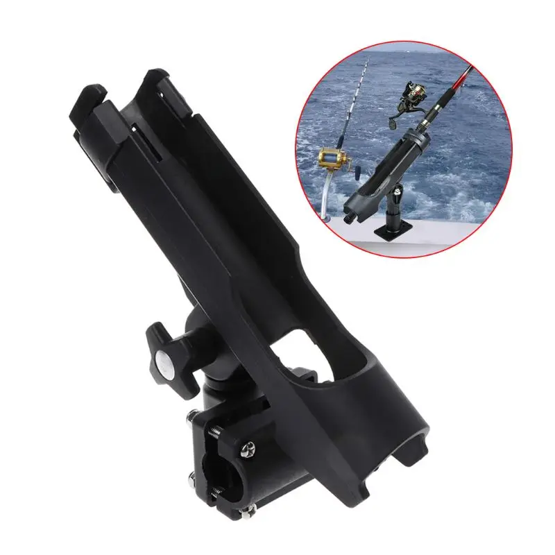 Fishing Boat Rods Holder 360 Degree Rotation Adjustable Gasket Kayak