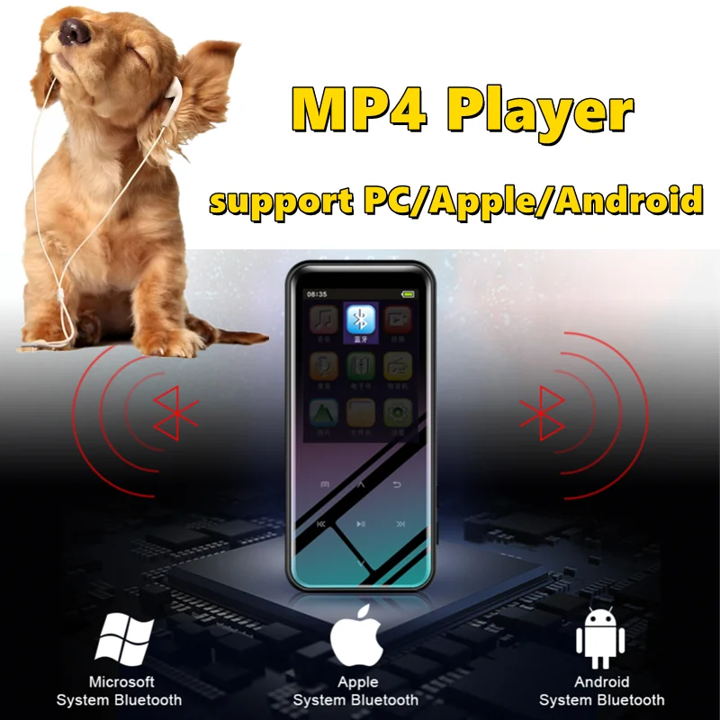 M15 Mp3 Mp4 Player Bluetooth 4 Inch Screen Touch Key Hi Fi Player Mini Portable Walkman With Radio Fm Recording 4 8 16 32 64 Gb Mp4 Player Aliexpress