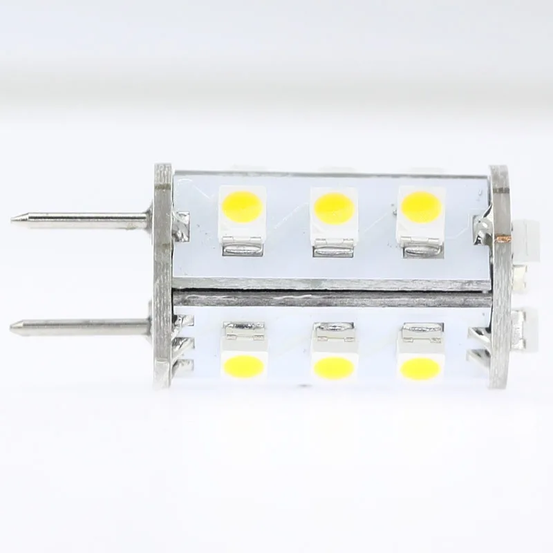 Приглушаемая Светодиодная лампа GY6.35 G6.35 светодиодная с 15 светодиодами 3528SMD 12 В