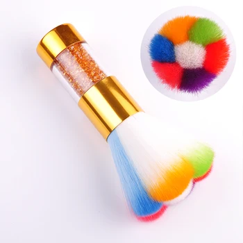 

Nail Dust Brushes Acrylic UV Nail Gel Powder Nail Art Dust Remover Brush Cleaner Rhinestones Makeup Foundation Tool FREE shippin