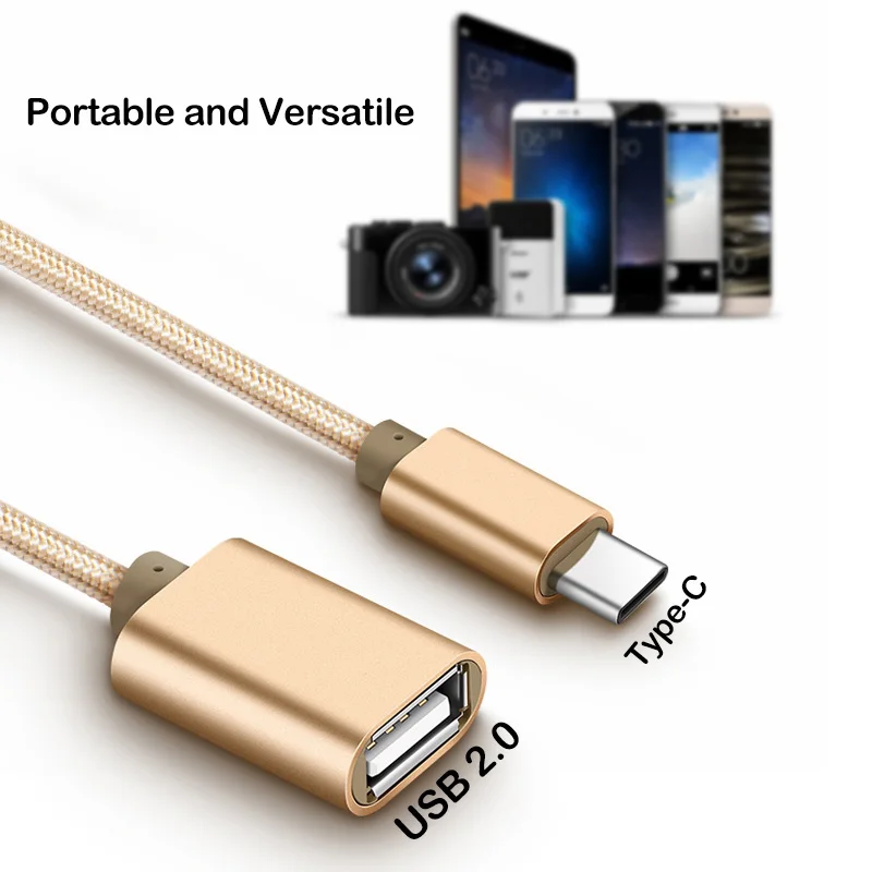 power converter for cell phone USB Type-C OTG Adapter Cable for Samsung Galaxy Tab S4 S5e S6 S7 Lite FE A 8.0 8.4 10.1 10.5 A7 USB C Cable Tablet OTG Converter hdmi phone adapter