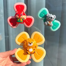 Jouets pour bébés de 0 à 12 mois, dessin animé, insectes, ventouse, Spinner, jeux éducatifs, hochets, jouets pour enfants