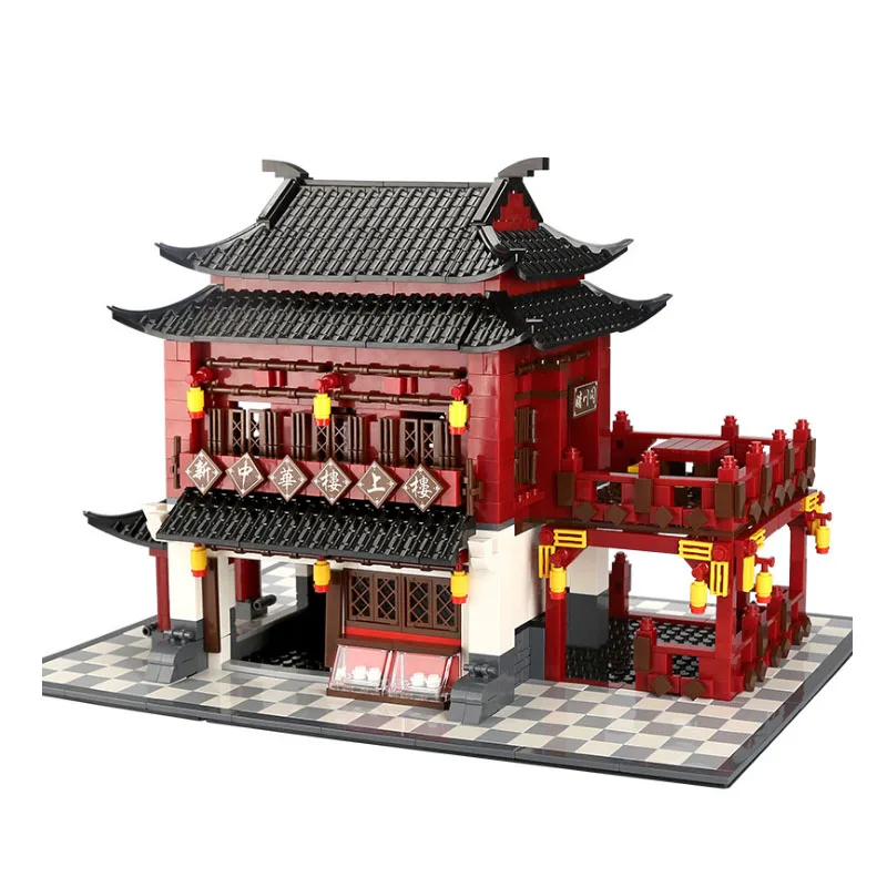 

Wange Blocks Architecture Chinese Ancient House Building Block Toys Diamond Blocks Diy Bricks Educational Toys for Kids 6312