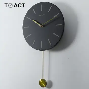 

Swing Wall Clock Modern Design Nordic Wall Clocks Swinging Digital Clock Wall Home Decor Living Room Decoration relojes de pared