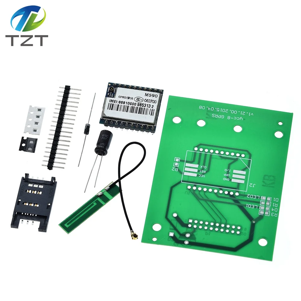 TZT DIY комплект GSM GPRS 900 1800 МГц короткие сообщения сервис SMS модуль для проекта для Arduino дистанционного зондирования сигнализации