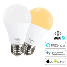 

AC220V/110V 15W Smart WIFI LED Bulb Voice Control E27 Screw Bulb Lamp Work With Alexa Google Home For Bedroom Parlour Decoration