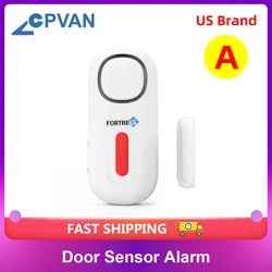 CPVAN 120dB Door/Window Alarm hpme Security Burglar Sensor Alarm Smart Home Garage System With Remote Control