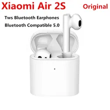 

Xiaomi Wireless Bluetooth Earphone With Mic Headset Noice Cancelling Air 2S Tws Headphones Original Waterproof White Earbuds