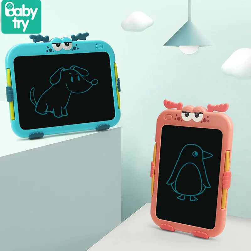 

Kids Educational Electronic Toy LCD Painting Board Drawing Toys for Children Tablets Baby Early Learning Writing With Batteries