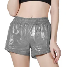 Летние шорты,, для бега, спортивные, водонепроницаемые, из полиэстера, имитация двух светоотражающих, спортивные шорты, для йоги, спортзала, свободное платье для женщин