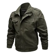 Мужская куртка в стиле милитари размера плюс M-6XL, хлопок, Осень-зима, армейские куртки на молнии, Мужская брендовая одежда, мужские куртки-бомберы