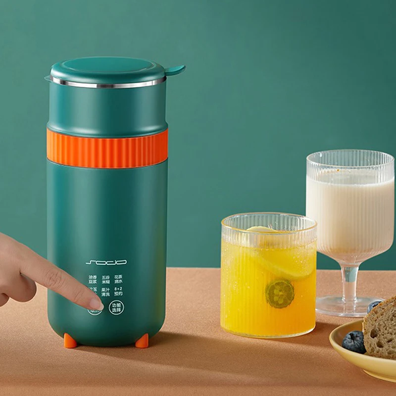 220V Soymilk Maker Electric Juicer Blender Multicooker Automatic Soya-Bean Milk Machine Appointment Rice Paste Maker Free-filter
