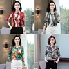 TingYiLi Vintage Printed Blouse Shirt Women Long Sleeve Boho Shirt Spring Autumn Korean Elegant Plus Size Top Female 6