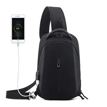 

Multifunction Crossbody Bag for Men Casual Fashion Shoulder Messenger Bags Male Waterproof Short Trip Chest Bag Pack