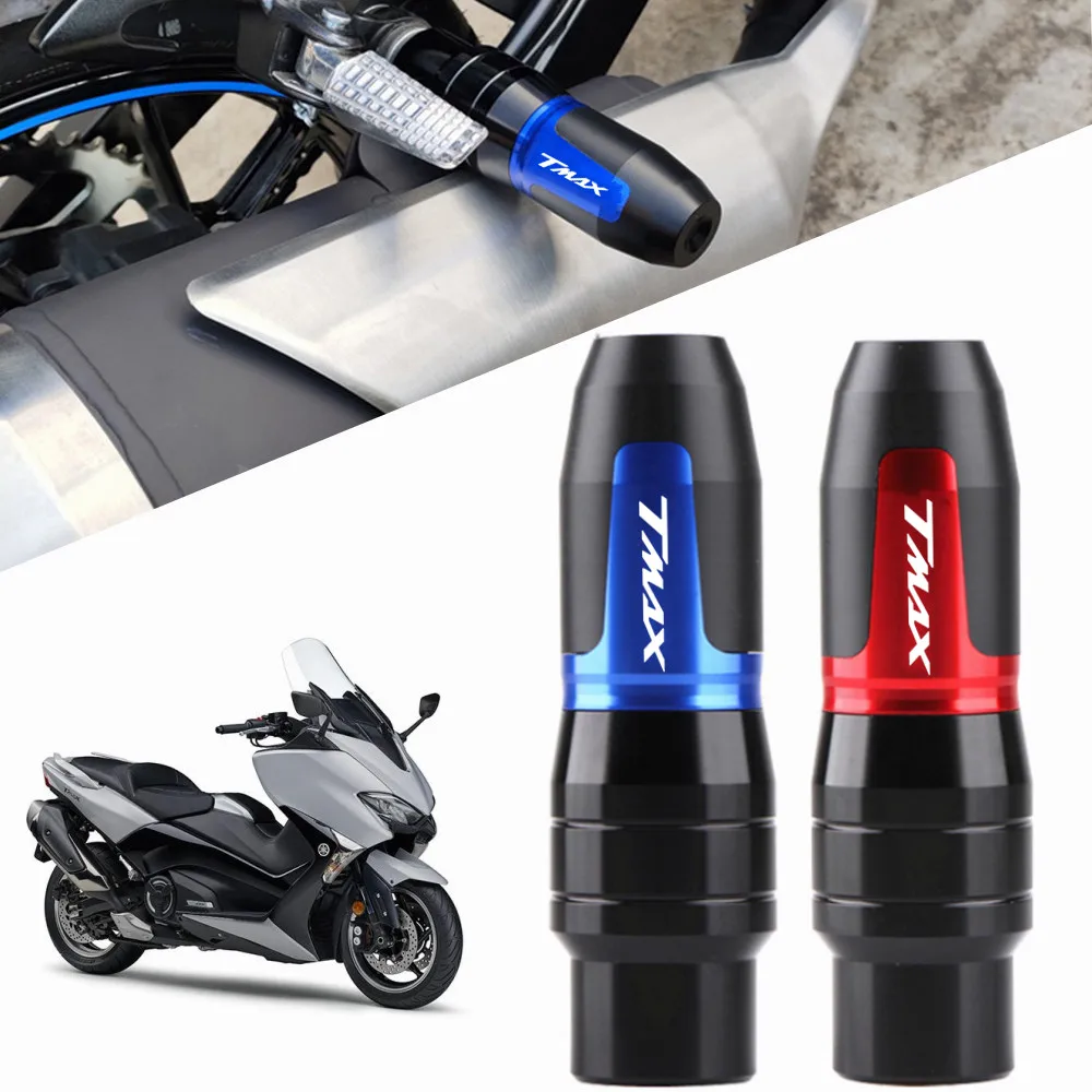 Выхлопные слайдеры мотоцикла TMAX с логотипом защита от удара рамка аварийные