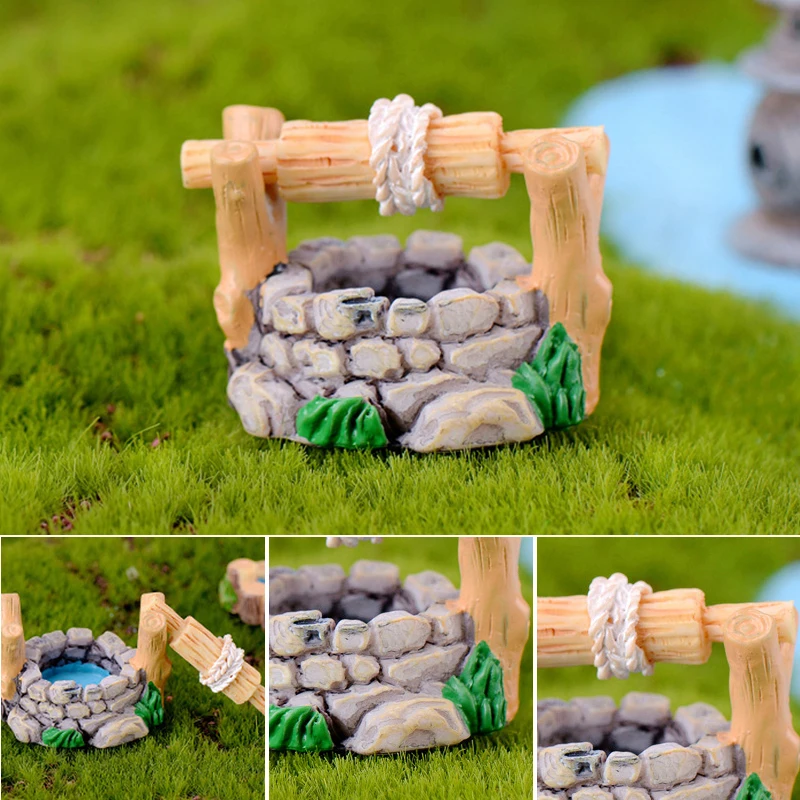 Micro fairy garden figurines Vintage wood board house miniatures/terrarium doll house decor/succulents DIY ornaments accessories fidget toys mechanical pencil set patch emblems led table lamp rotary shaver ornament crafts miniature figurines resin ornaments miniature ornament 3d printed toy