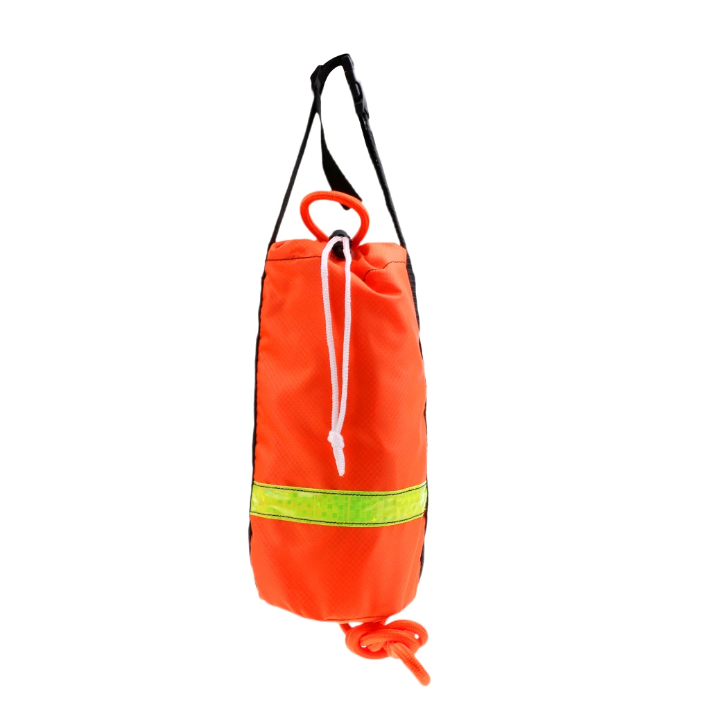 52.5/68.9/101.7ft 0.3' Reflective Buoyant Life Line Rescue Throw Rope Bag Kayaking Canoeing Boating Rafting 