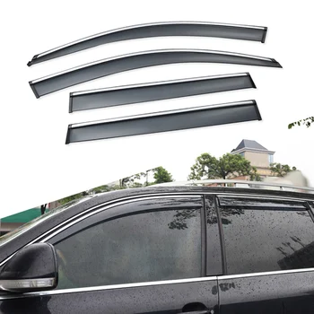 

For VOLKSWAGEN VW Touareg 7L 2002-2010 Car Window Sun Rain Shade Visors Shield Shelter Protector Cover Frame Sticker Accessories
