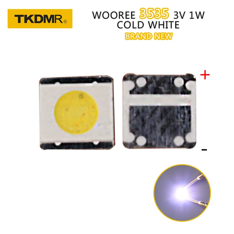 TKDMR 50 шт в наборе для WOOREE светодиодный подсветка ЖК дисплей ТВ бисера 3 V 1 85 W 3535