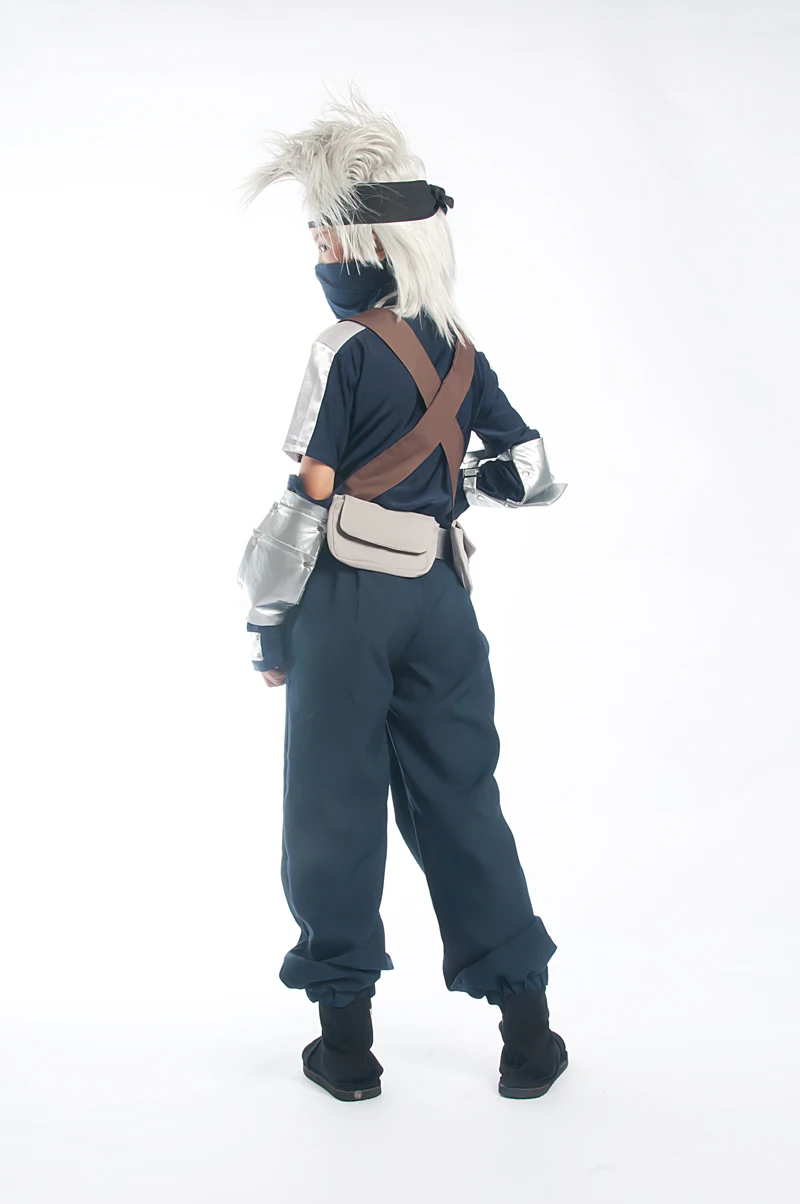 Аниме Наруто Shippuuden Youngth Hatake Kakashi костюмы для косплея боевая униформа Мужская ролевая бутафорская одежда на заказ-сделать любой размер