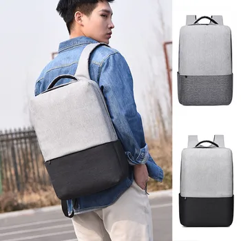

Oxford Cloth Fashion Colorblocking Backpack Laptop Backpack Gift Student Bag