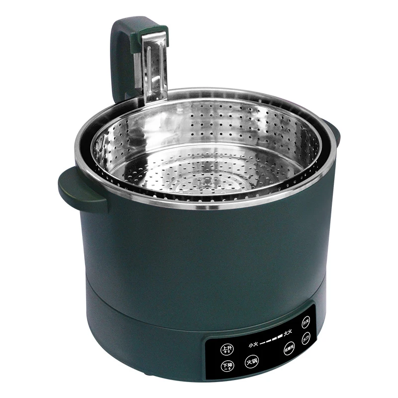 Lifting electric hot pot multi-purpose cooking pot health rice cooker rice soup separation automatic cooking all-in-one 3L