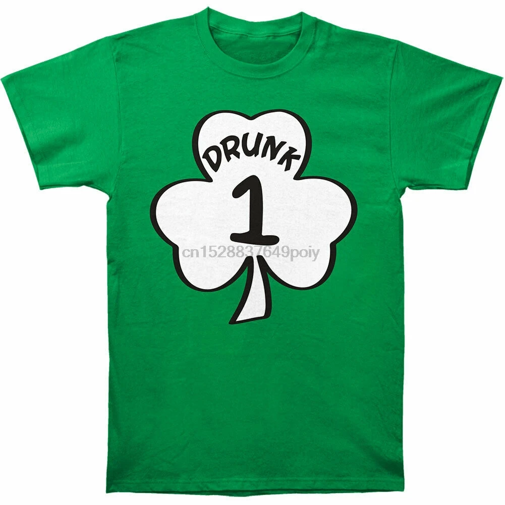 Novelty Mens Drunk 1 Slim Fit T Shirt Small Harajuku Streetwear Men |