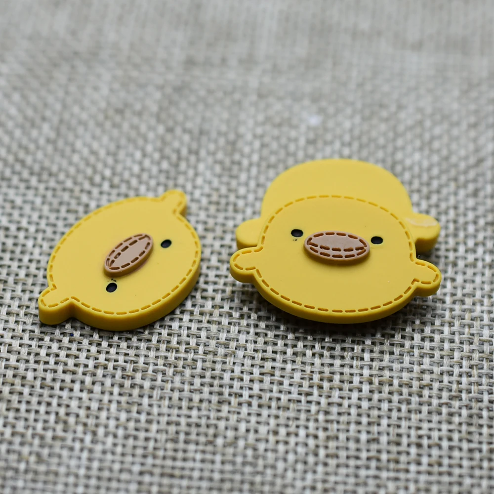 

100pcs/lot flat back resin chick 28mm mixed crafts DIY home decorations