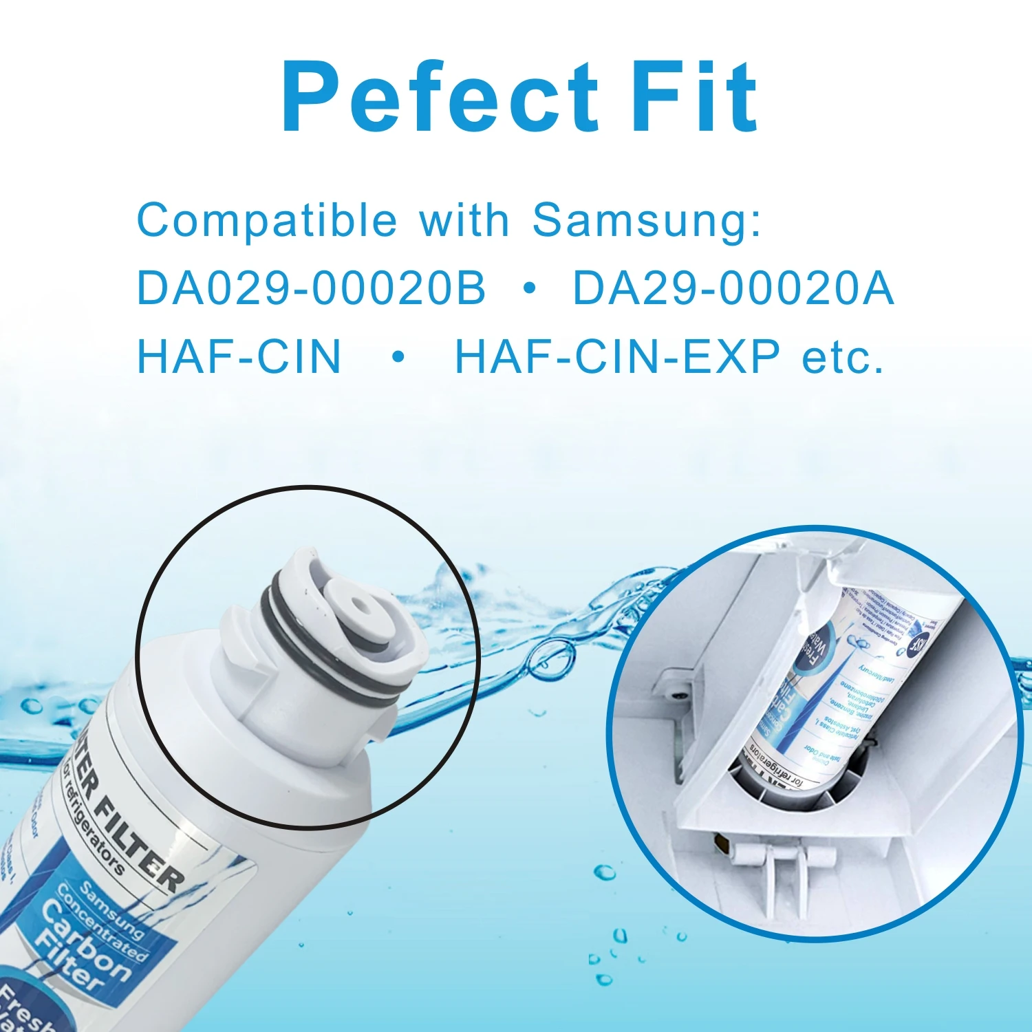 Samsung DA29-00020B, HAF-CIN/EXP Refrigerator Water Filter