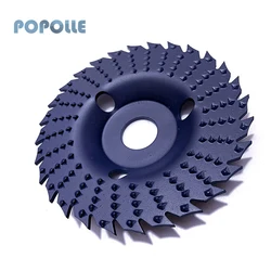 Plateau à thé avec trou de 22mm et roue de meulage d'angle à dents, pour le travail du bois, la gravure, la coupe rotative, 125MM 