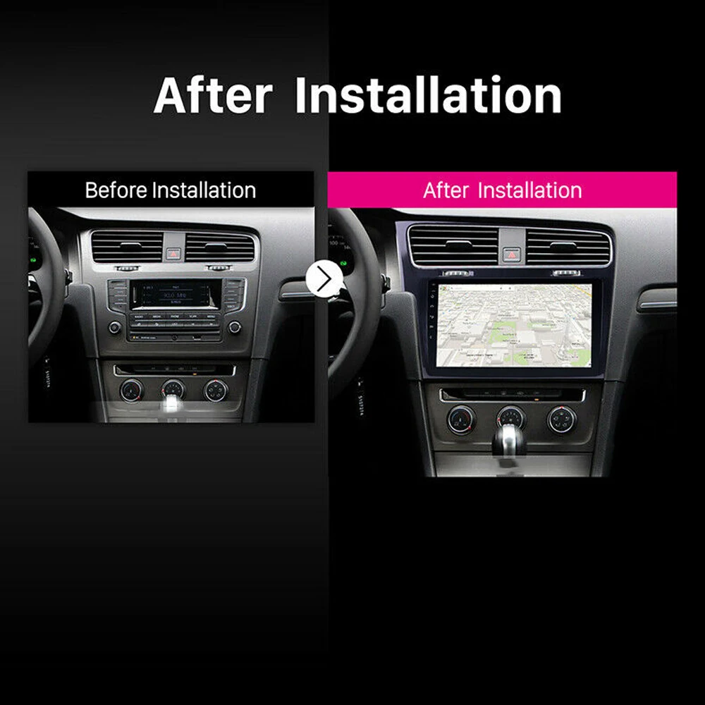 10 1 &quot2Din Android 9 автомобильный Радио мультимедийный видео плеер для Volkswagen VW Golf 7 2013
