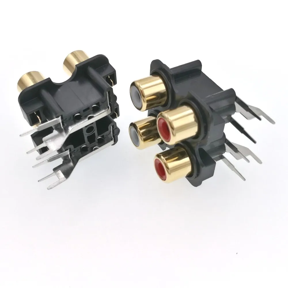 RCA Chassis Audio Jack Gold 3