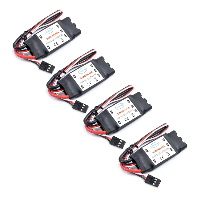 Kit Moteur Brushless 2212 2200KV + ESC 30A + Hélices Pour Quadcopter F450/F550 - Accessoires Drone RC, Acier Alliage