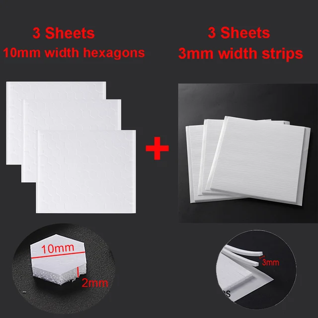 Rationeel Rustiek eenvoudig 6Pcs Dikke 5Mm/3Mm Breedte Dubbelzijdig 3D Foam Strips Foam Dots Lijmen  Stickers Voor diy Shaker Kaarten Maken Scrapbooking Craft - AliExpress Huis  & Tuin