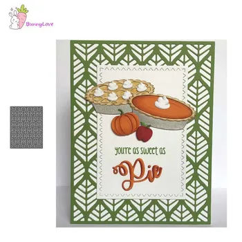 

Metal Cutting Dies Leaf background cut die mold decoration Scrapbooking Embossing paper craft mould punch stencils