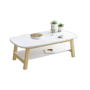 

Ins net red solid wood coffee table small table tatami balcony creative simple modern furniture living room low table