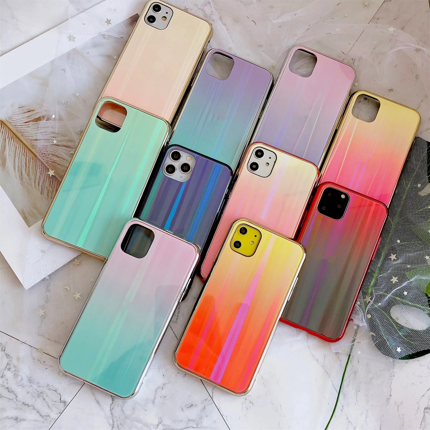 LISCN новейший чехол из закаленного стекла для телефона iPhone 8Plus 11 Pro Max 6 6splus 7 8 Xs XR