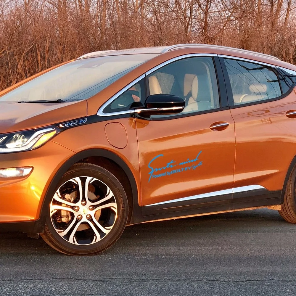 

For 2X Multiple Color Sports Mind Power for Bolt EV Vinyl Decal Sticker
