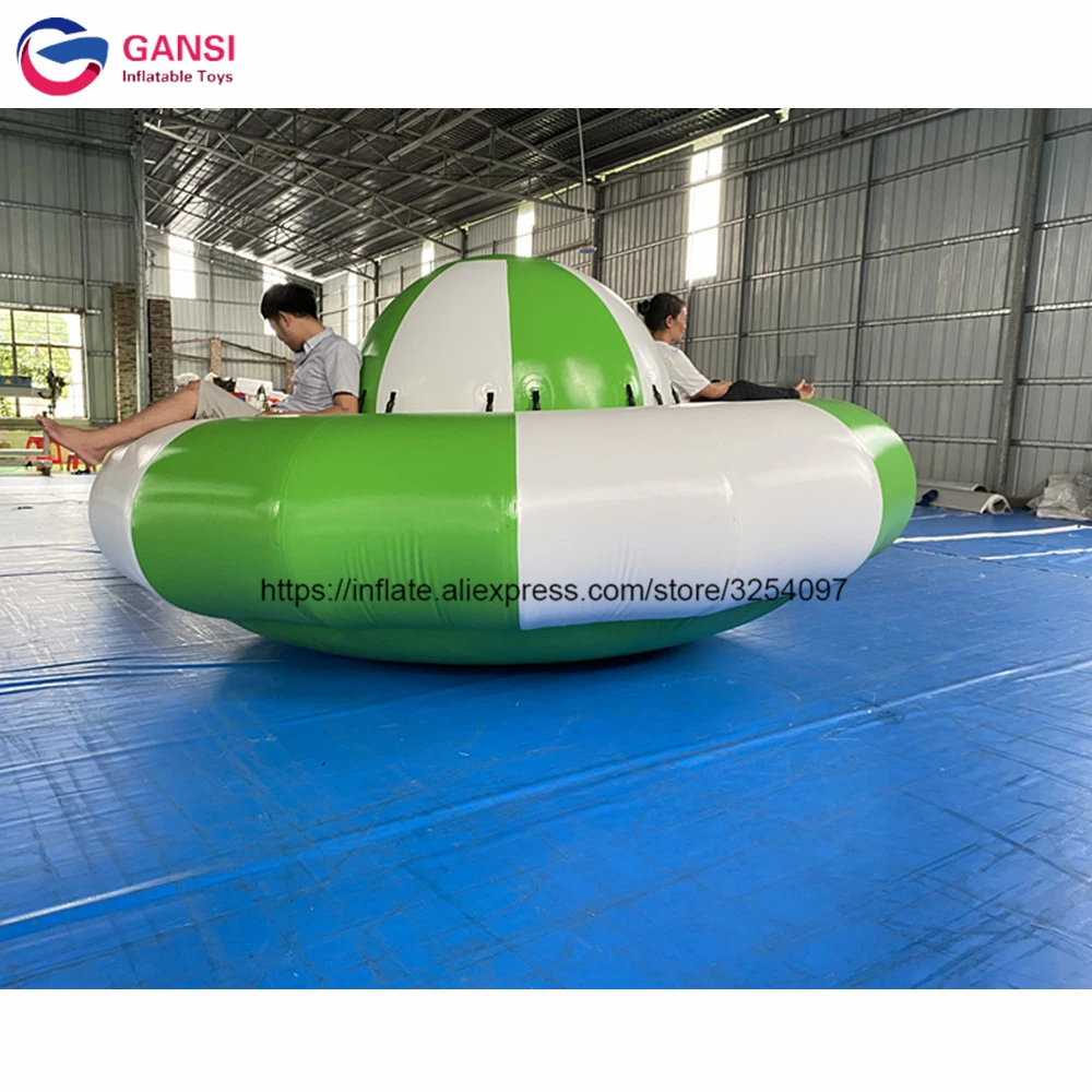 Free shipping customized inflatable disco boat towable for adults