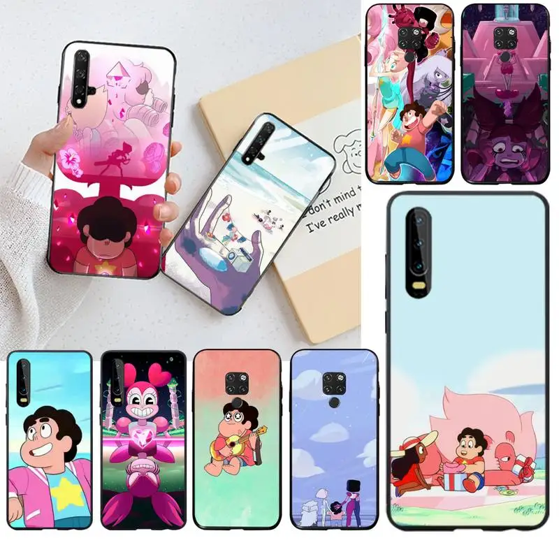 Чехол для телефона Steven Universe из ТПУ черный корпус Корпуса Для Huawei P40 P30 P20 lite Pro Mate 20 P