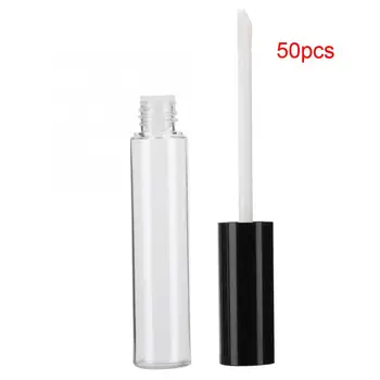 

50pcs 10ml/pc Refillable Lip Gloss Bottle DIY Empty Lip Oil Tube Container Makeup Lip Gloss Bottle