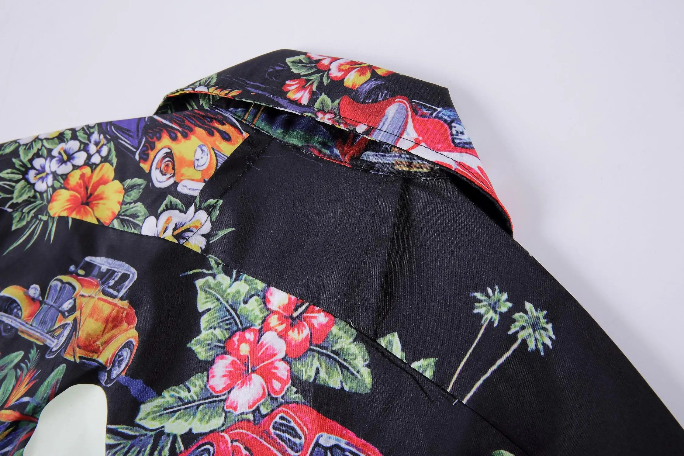 19SS RHUDE рубашка 1:1 Топ Версия RHUDE футболки для мужчин женщин Гавайская уличная хип хоп Повседневная футболка с коротким рукавом