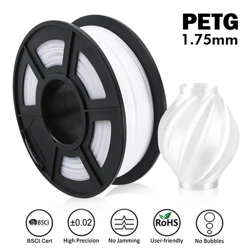 PETG 3D принтеры нити 1 75 мм ПЭТГ белый подарок DIY печать с службами экспресс доставки