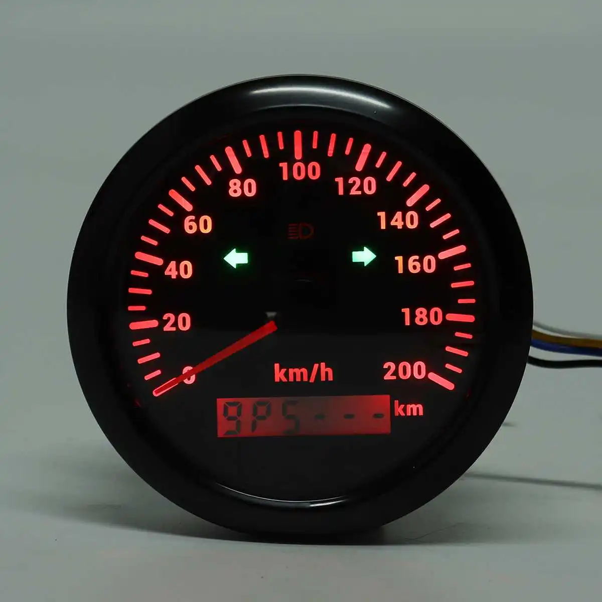 Speedometer GPS Universal 0 200Km/Jam 85Mm Odometer untuk Mobil Truk