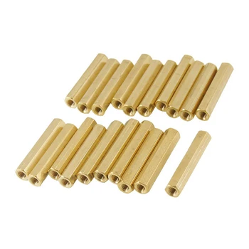 

20 pieces M3 x 26 mm hexagon brass female thread Screws PCB Spacer Spacer support