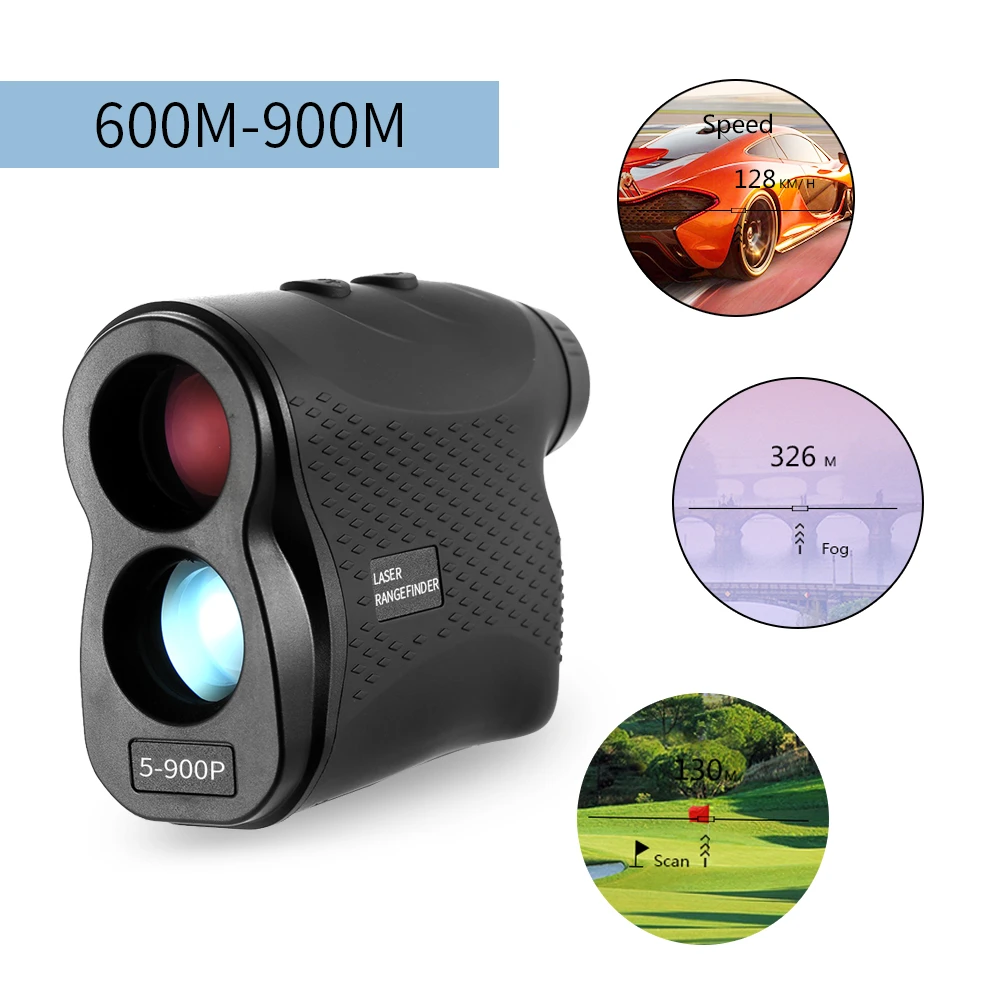 600/900m Laser Rangefinder Golf Hunting Measure Telescope Digital