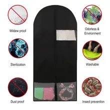 Ткань Оксфорд пылезащитный чехол для одежды одежда пальто пылезащитный мешок костюм Защита сумка для хранения костюм чехол пальто пылезащитный чехол шкаф Органайзер