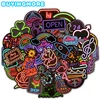 50 PCS Neon Light Sticker Gifts Toys for Children Anime Animal Cute Decals Stickers to Laptop Phone Suitcase Guitar Fridge Car ► Photo 1/6