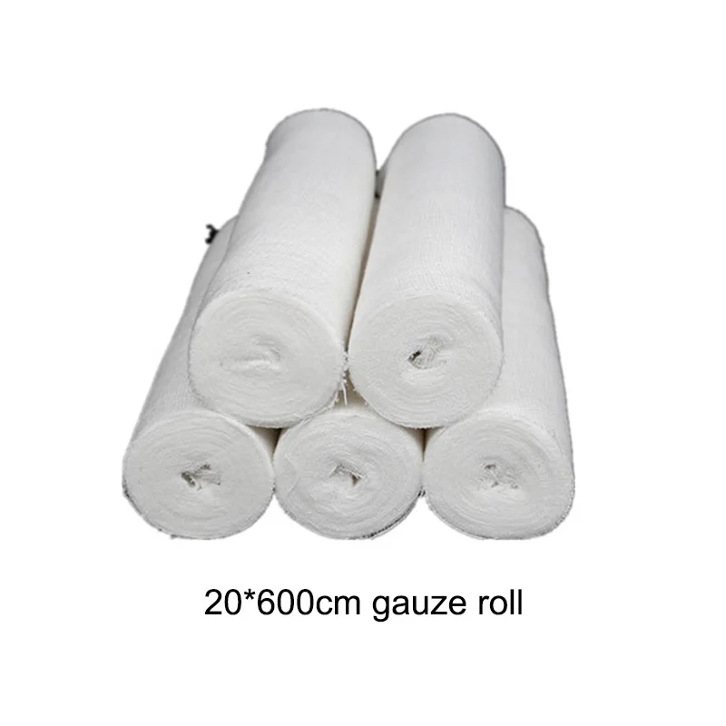20x600cmMedicalGauzeCottonLargeSizeGauzeBandageDisposable