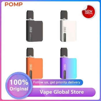 

Original POMP Tetris Starter Kit wi/ 400mAh Battery & 0.5ml Pod & Innovative Zisha Ceramic Coil E-cig Vape Pod Kit VS Drag Nano